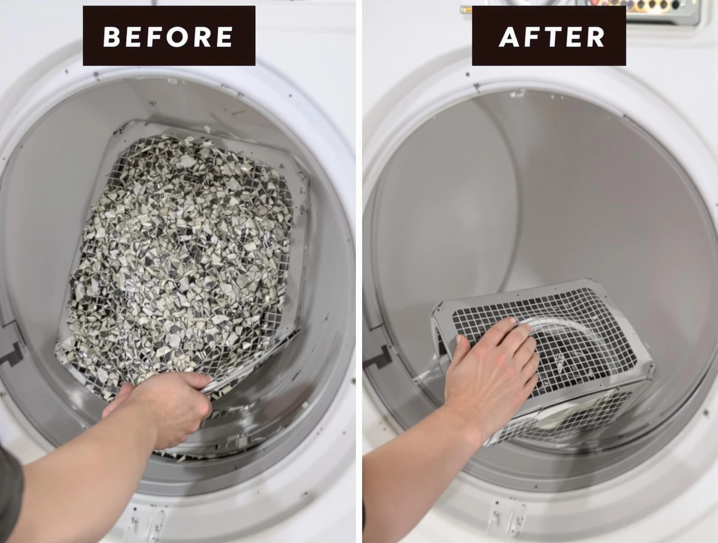 Professional lint trap cleaning by Plum Dryer Vent Cleaning in Plum